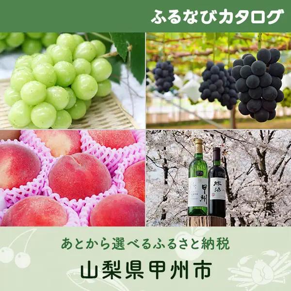 【有効期限なし！後からゆっくり特産品を選べる】山梨県甲州市カタログポイント