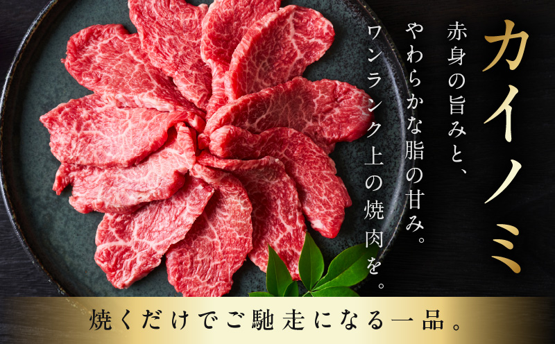 【氷温熟成×極味付け】黒毛和牛 カイノミ 焼肉用 600g【小分け 300g×2P 牛肉 かいのみ 赤身 希少部位】 mrz0445