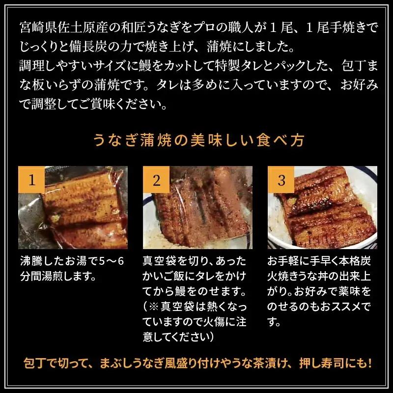 うなぎ 蒲焼カット うなぎ[国産 10パック 和匠うなぎ 備長炭手焼き 1kg]