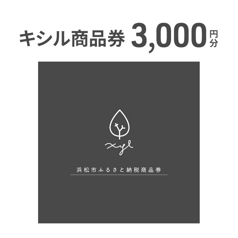 【ふるさと納税】商品券 チケット 3000円分 XYL 家具 木製家具 雑貨 木製品 利用券 キシル 静岡県浜松市 ギフト