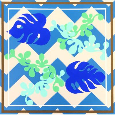 ふるさと納税 大川市 【アート作品】monstera / Raffa [OKAWA/FUKUOKA] Painter