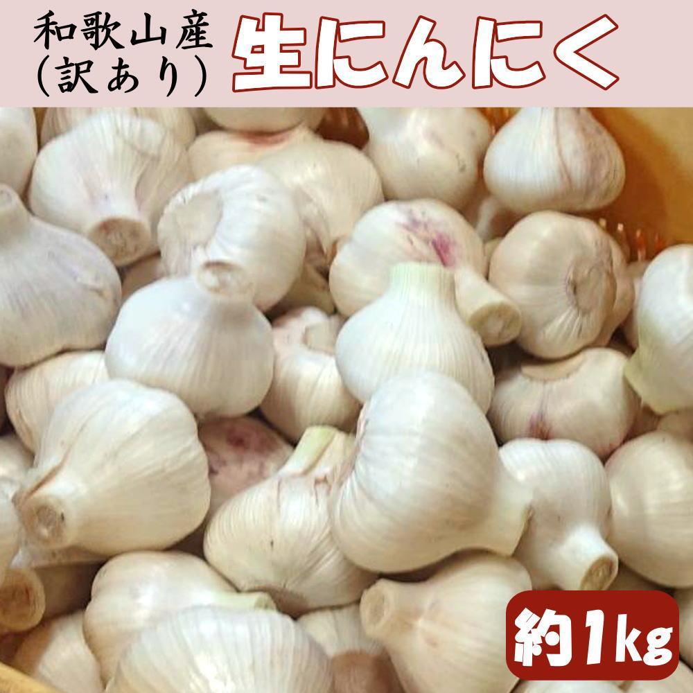 【ふるさと納税】和歌山県産 生にんにく 約1kg ご家庭用 ［TM202］ | やさい 野菜 ニンニク イタリアン 料理 人気 おすすめ 送料無料