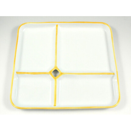 有田焼 One Plate 1+3 金ライン赤ライン 2枚セット 三光堂 A35-194_イメージ2