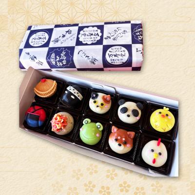 ふるさと納税 羽後町 西馬音内盆踊り上生菓子4種+どうぶつの上生菓子おまかせ6種(計10個)[No.5325-0434] |  | 02