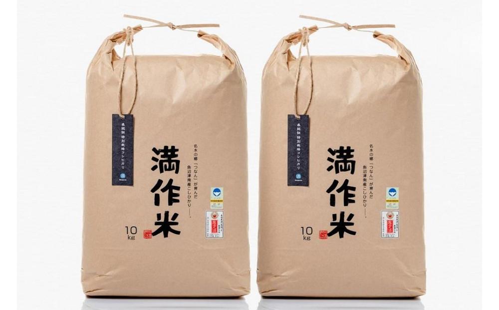 【令和8年産 先行予約】県認証米魚沼産コシヒカリ 20kg 産地限定！農家直送129403-004