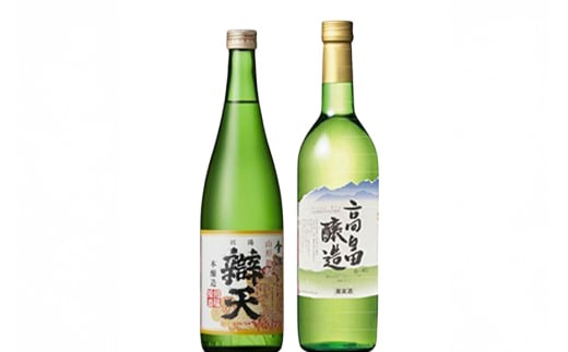 日本酒 ワイン セット 辯天 金印 本醸造 高畠醸造 白 辛口 各720ml 2本 [小田部商店 山形県 高畠町 tk06ayt180136] 白ワイン お酒 酒 飲み比べ