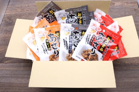 おつまみあさり３種（旨辛チリ・ブラックペッパー・プレーン）盛り合わせ　5セット【 佃惣菜 佃煮 大阪府 松原市 】