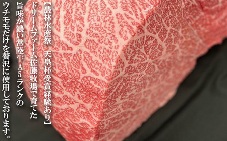 No.461 【常陸牛】佐藤さんのA5ローストビーフ（3～4パック）合計600g＜茨城県共通返礼品＞