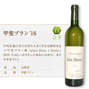 ワイン 原茂ワイン 甲斐ブラン'16 ハラモレッド樽熟成2017 2本セット（MG）B16-656