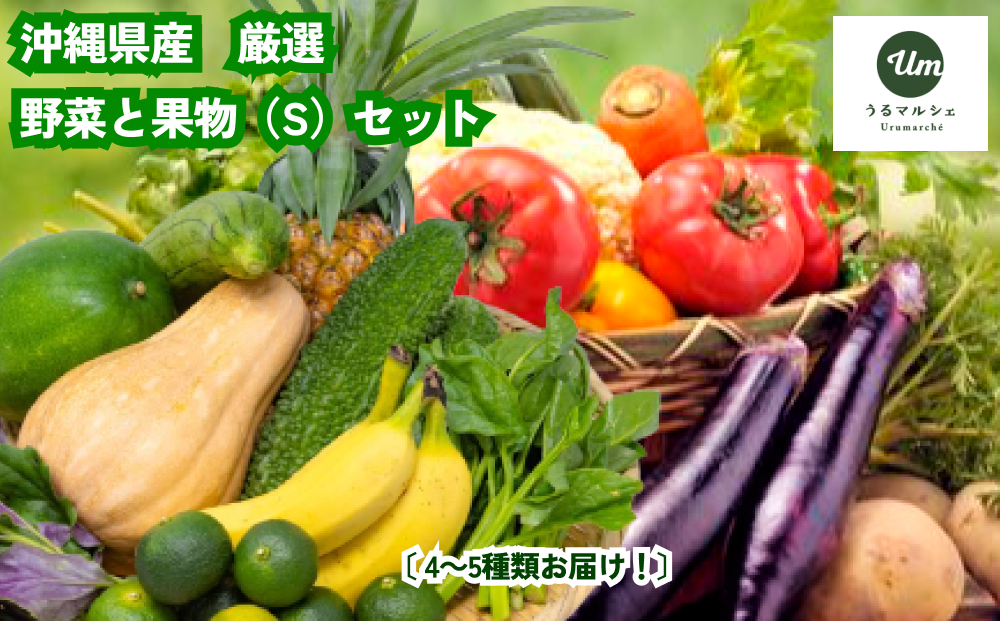 
うるま市を中心とした県産野菜・果物セット（S）【うるマルシェ厳選】
