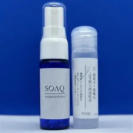SOAK/M　肌に優しいシルク配合のふきとり石鹸水ミストタイプ　20mL【1678487】