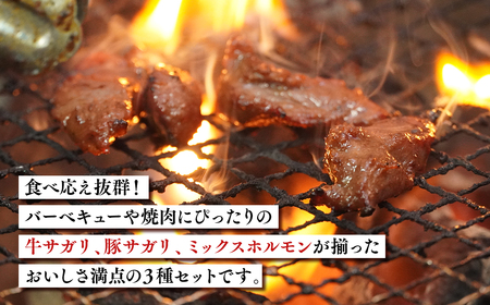 『レジェンド精肉店』としてTVに取りあげられた大人気精肉店！平川サガリ焼肉セット　約3㎏[hi-0029-002］