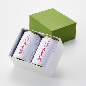 フルーツ萬果荘 清水 白 桃 缶2本詰合せ 案詰 | 桃　