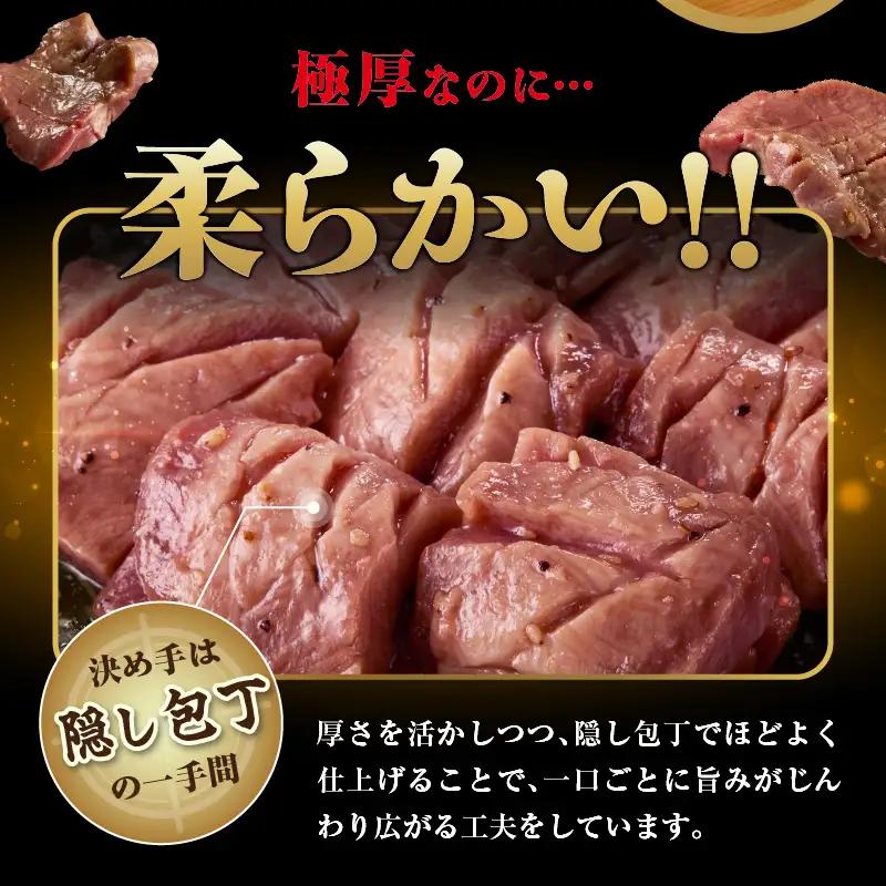 【訳あり】贅沢！やわらか！至福の時間！！厚切り塩だれ牛タン！！500g（250g×2パック） | 牛タン