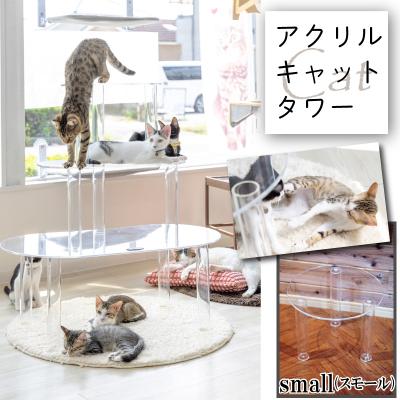 ふるさと納税 小牧市 アクリル製キャットタワーsmall [149F02]