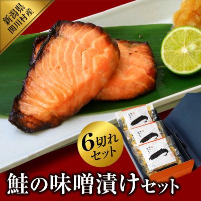 ふるさと納税 関川村 ご飯がすすむ!伝統の鮭味噌漬けセット (2切入×3袋)