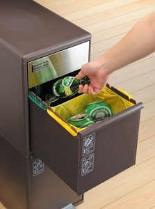 分別スイングストッカーワイド MSＰ－１２ＢＳ１２０ ホワイト ／ ライクイット ダストストッカー ゴミ箱 多分別 収納 スイングパネル フットパネル 引っ越し祝い 奈良県 葛城市