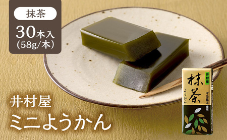 羊羹 抹茶 宇治 ミニ スティック ようかん 羊羹