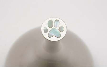 【高岡銅器】エコー　螺鈿肉球　銀色