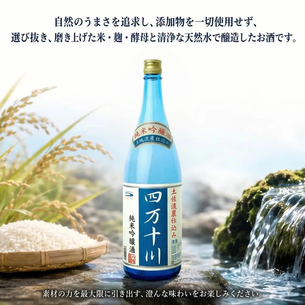 日本酒  純米吟醸 四万十川 1800ml×1本 純米吟醸 高知県 安芸市