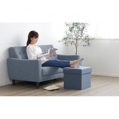 ふるさと納税 大河原町 スツール 収納 フタ付き 一人掛け レギュラー SSTR-38 ブルー[53752347] |  | 03