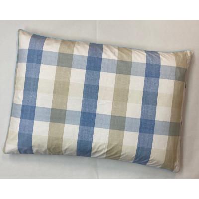 ふるさと納税 泉大津市 肌温度調整　アウトラストウォッシャブル枕　大(43x63cm)1個　枕カバーブルー2枚(マドラス柄) |  | 01