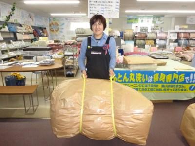 ジュニア用ふとん　掛敷2枚組セット（もめん綿入り）【CW41W】