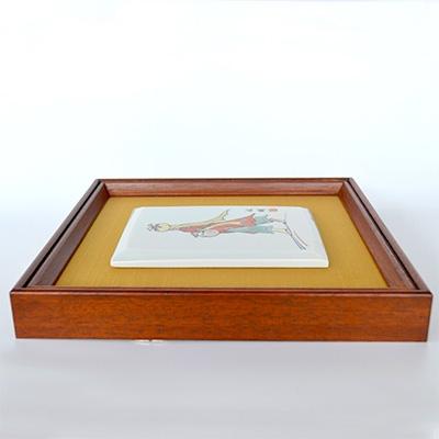 ふるさと納税 嬉野市 色絵ガンダーラ　陶額　230×230 |  | 01