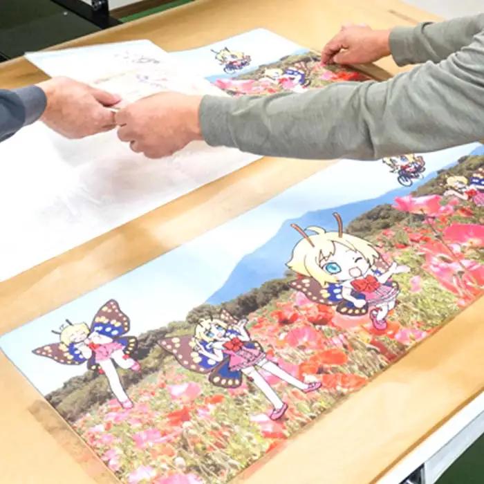 シモンちゃん フェイスタオル 昇華転写プリント 【 キャラクタータオル タオルグッズ 茨城タオル 下妻タオル 】
