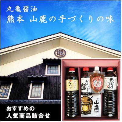 ふるさと納税 山鹿市 丸亀醤油のおすすめ詰め合わせ
