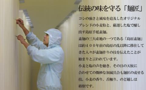 【コシの強さ・のど越しは逸品！】 こだわりの麺匠が創る 島原 手延 素麺 40束 / そうめん 南島原市 / ふるさと企画 [SBA005]
