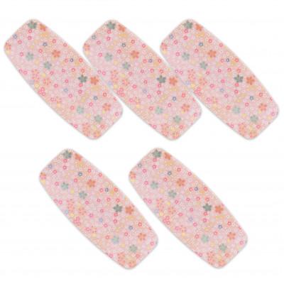 ふるさと納税 和歌山市 友禅和紙 おしぼり トレー 小花 吹雪 5枚セット 食洗機対応の和風おしぼりトレー