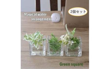【チェリーリーフ、タイニーフラワー＆ローズマリー】 マジカルウォーター 2個セット ｢ グリーンスクエア ｣