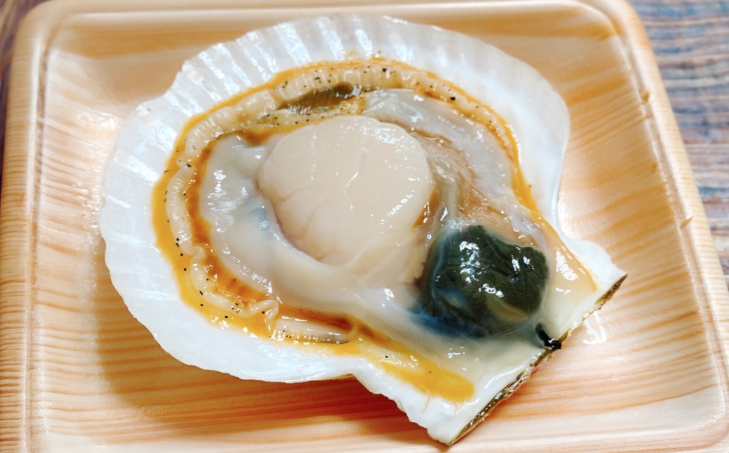 北海道産ホタテ貝柱片貝冷凍10枚