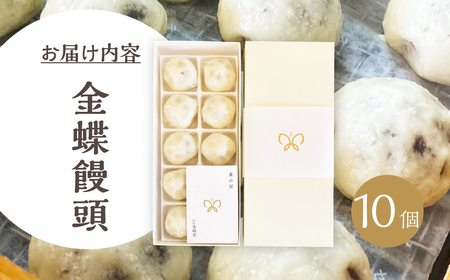 金蝶饅頭　シン・金蝶堂　10個 　饅頭　まんじゅう