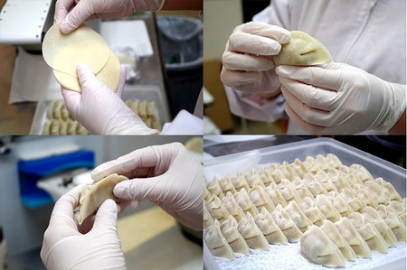 生餃子専門店「新家」の生餃子60個と男前ぎょうざ30個のセット