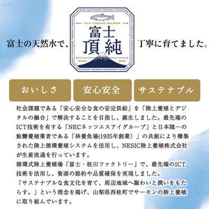 富士頂純サーモン こだわり焼き魚セット 西京漬け・塩麹漬け・焼きほぐしの3種入 【富士山麓のきれいな天然水で養殖された安心安全な サーモン 】 / 完全無投薬 ワクチンフリー サーモン 鮭 サケ シャ