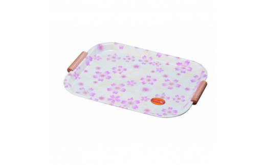 
            カラートレー 布貼長手盆 47.5cm さくら【YG36】
          