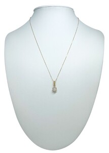 K18YG 天然ダイヤモンド VS-class ネックレス 0.5ct IB-F040625