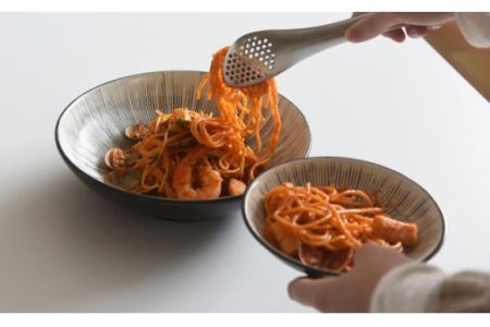 【波佐見焼 利左エ門窯】 Sen彫 盛鉢1客／取皿5枚 食器 皿 【natural69】 [QA40]