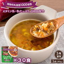 【ふるさと納税】【からだを想う野菜スープ】和風五目30食セット レトルト 食物アレルギー対応 長期保存 防災食 野菜スープ 食物繊維 植物性乳酸菌 ビタミン GABA ギャバ 常温 ヴィーガン VEGAN ベジタリアン 健康 栄養 備蓄 非常食 そのまま食べられる すぐ食べれる