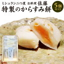 【ふるさと納税】ミシュラン 二つ星 お料理“佐藤” 特製のからすみ餅 5個 セット 唐墨 もち お餅 餅 からすみ 熟成 冬 お正月 年始 正月 冷凍 送料無料