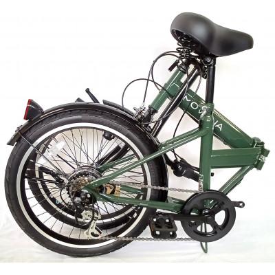 ふるさと納税 四日市市 パンクしないオリタタミ自転車6段変速　20型　グリーン |  | 01