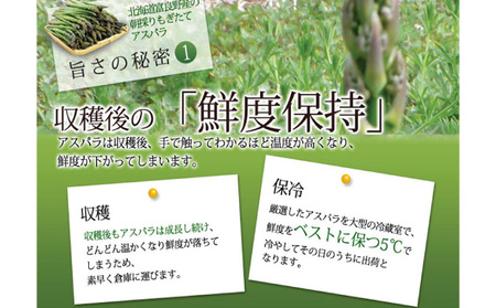 【2026年5月下旬～発送】北海道 富良野産 訳あり グリーンアスパラ 【1kg】Sサイズ・SSサイズ（スイートベジタブルファクトリー）野菜 新鮮 直送 朝採り アスパラガス 道産 北海道 ふらの