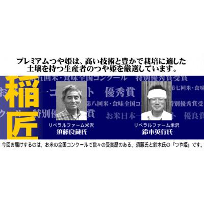 ふるさと納税 米沢市 【2025年6月下旬発送】【令和6年産】プレミアムつや姫　精米　2kg×3袋　計6kg |  | 01
