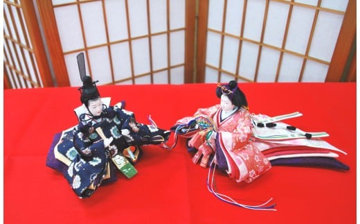 ふくふくびな（福幅びな）・春の花［森田人形製作］ひな人形　雛人形 No.283