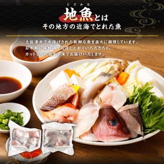 旬の地魚おまかせ３種 鍋セット（500g～600ｇ×２セット）2人～3人前×２ お楽しみ 海鮮鍋 切り身 カット魚 豪華 海の幸 魚介 シーフード【R00565】