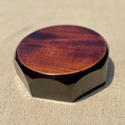 ふるさと納税 香川県 【香川漆器】18cmカット鉢　黒塗花 |  | 02