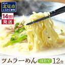 【ふるさと納税】《14営業日以内に発送》【生食感】津村製麺所 ツムラ―めん 12個入 ほたて味 ( ふるさと納税 麺 ふるさと納税 ラーメン ホタテ ほたて 国産 北海道 帆立 生食感 乾麺 ほたて白湯ラーメン 白湯 麺類 贈答 お中元 )