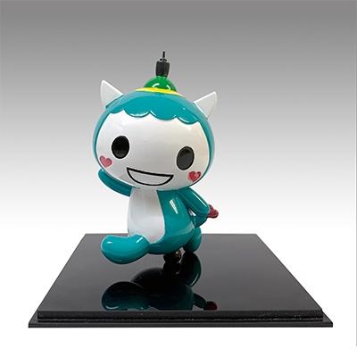 ふるさと納税 藤沢市 【受注生産】藤沢市公式マスコットキャラクター　ふじキュンフィギュア(スキップ)
